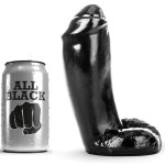 ALL BLACK - REALISTYCZNE DILDO 18 CM